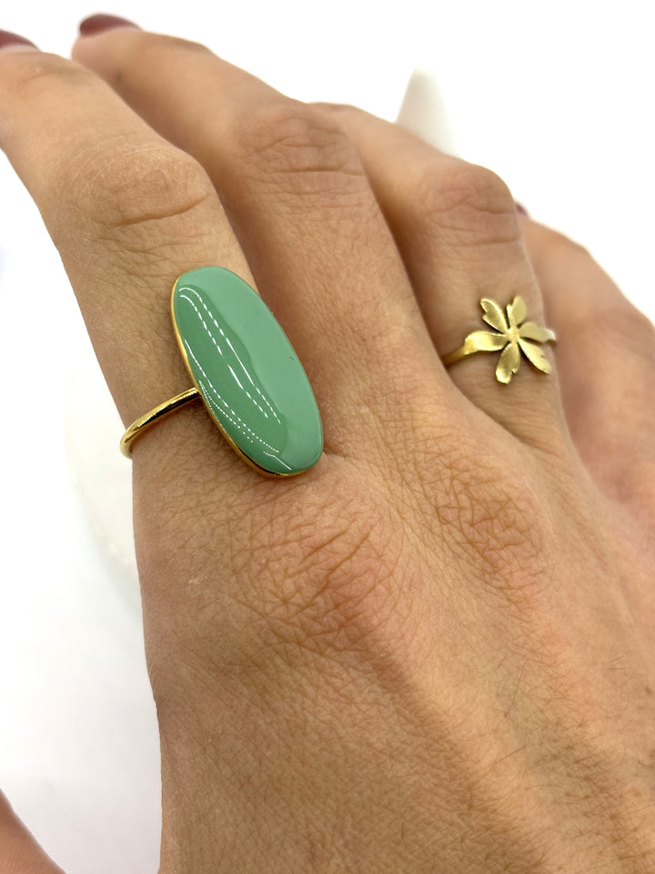 Serene ring (mint)