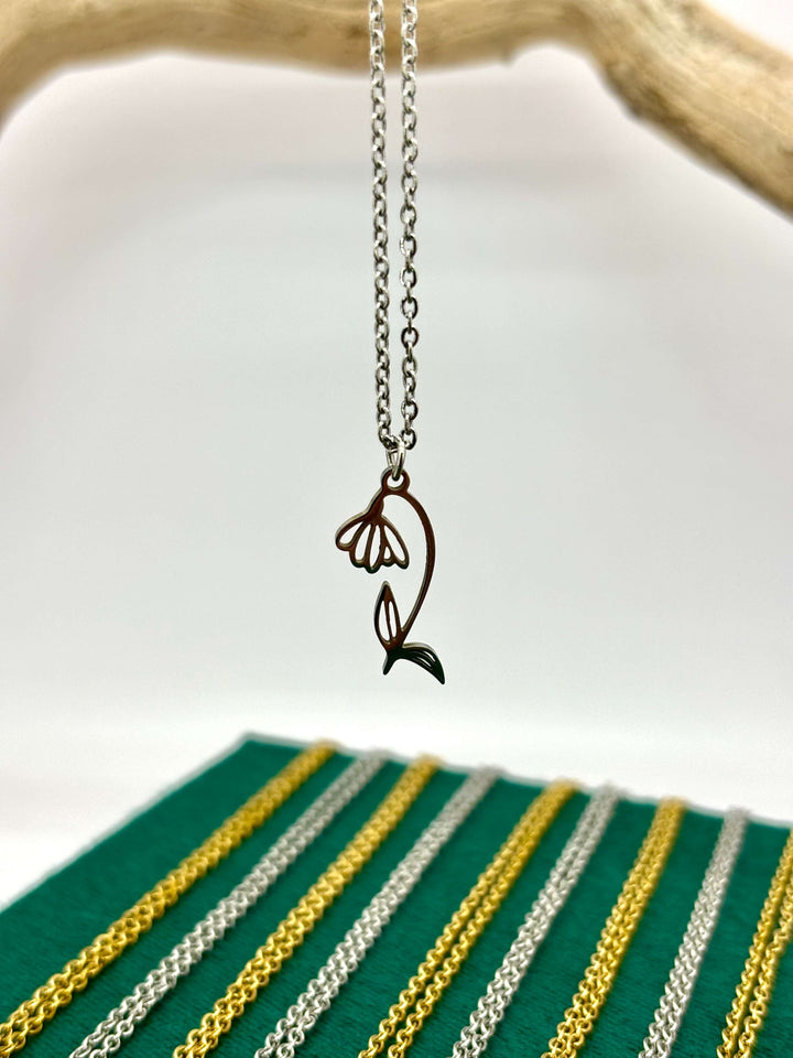 JANUARY SNOWDROP NECKLACE